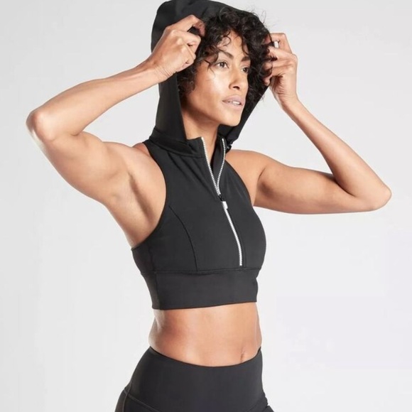 Athleta Tenacity Hooded Bra Size Small NWT - Picture 2 of 7